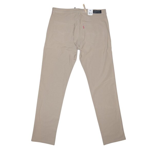Levi's 511 Men's Slim Fit Tech Pants Size 36x34 Performance Stretch Khaki Tan - Picture 7 of 15